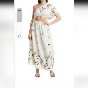 COPY - Farm Rio Pitanga One-Shoulder Cut-Out Maxi Dress